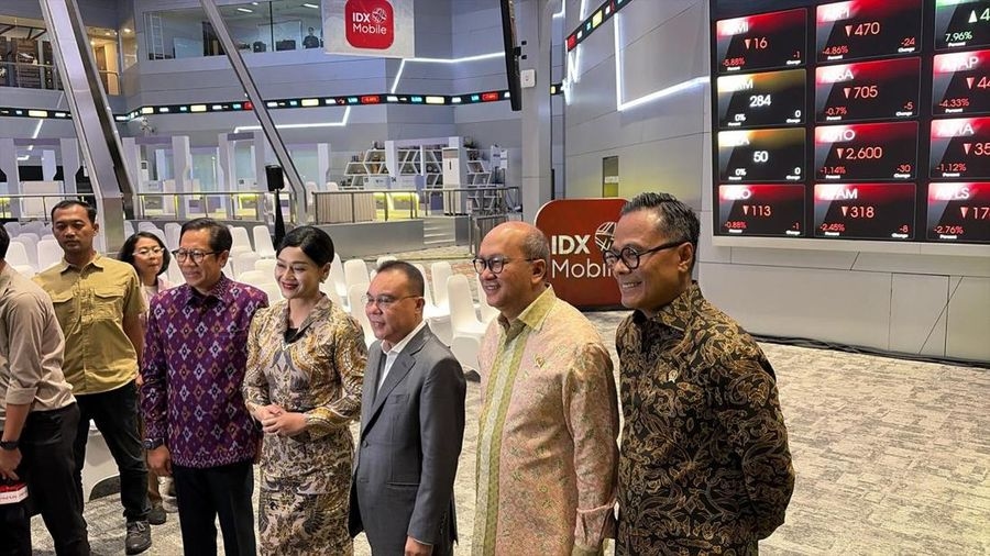 Dasco Sambangi Gedung Bursa Beri Ketenangan ke Pasar