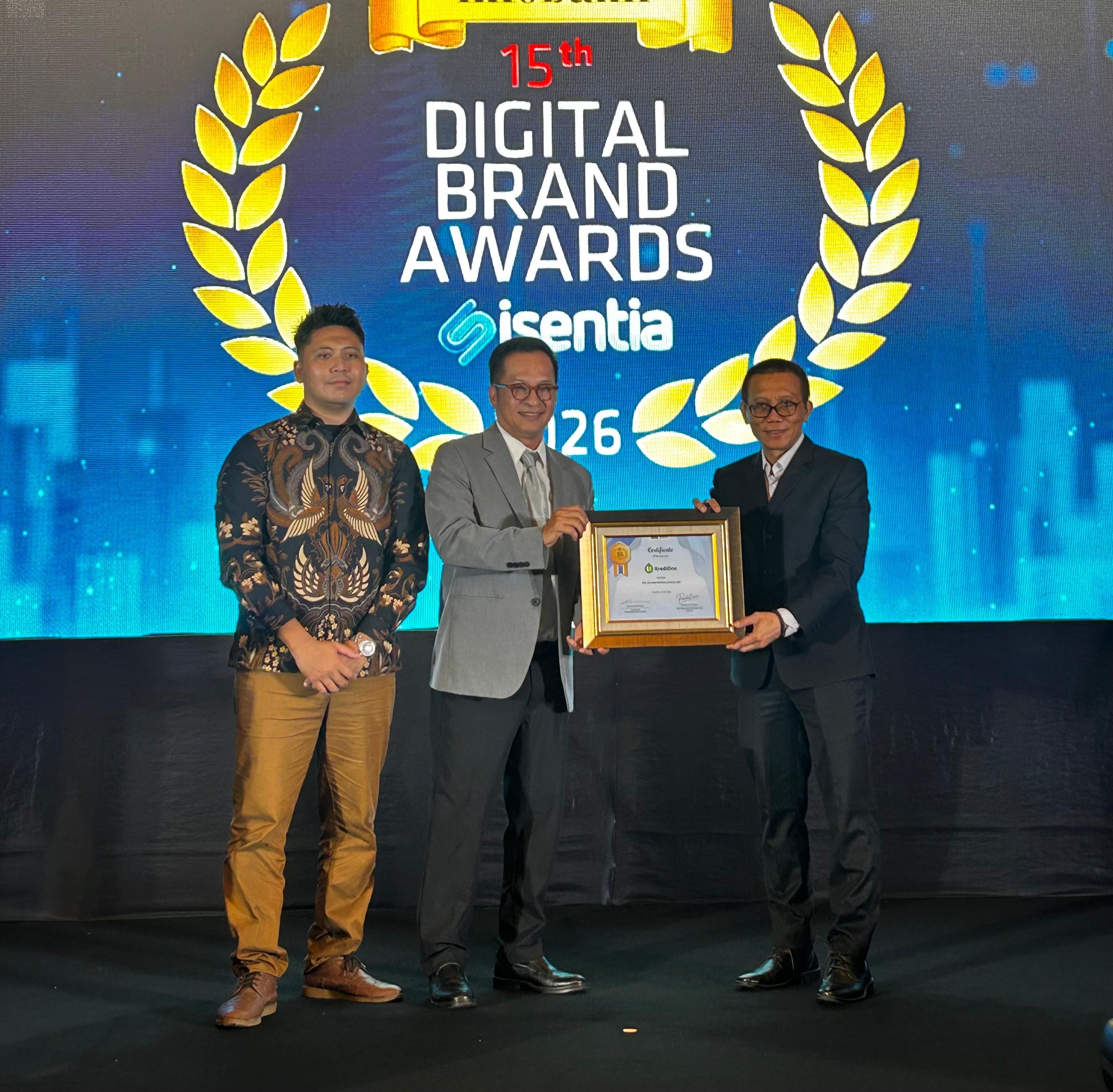 KrediOne Raih Penghargaan Digital Brand Award 2026, Semakin Memperkuat Kepercayaan Publik 