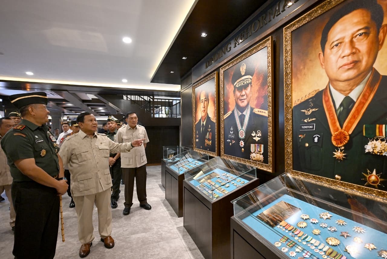Prabowo Resmikan Museum dan Perpustakaan Seskoad, Tempat Lahirnya Para Pemimpin Besar