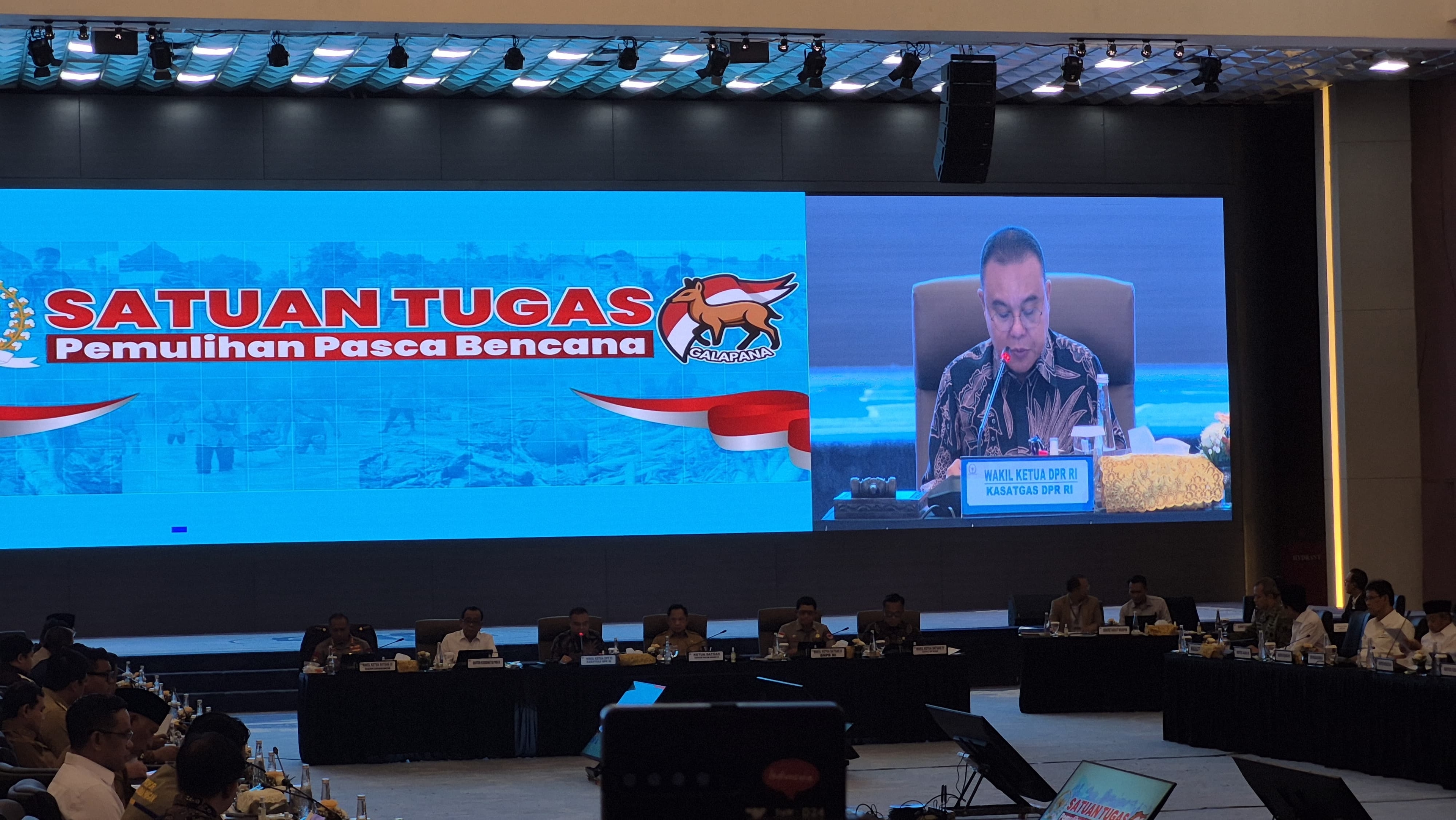 DPR Gelar Rapat Tertutup dengan Satgas PRR, Bahas Rekonstruksi Pascabencana Sumatera