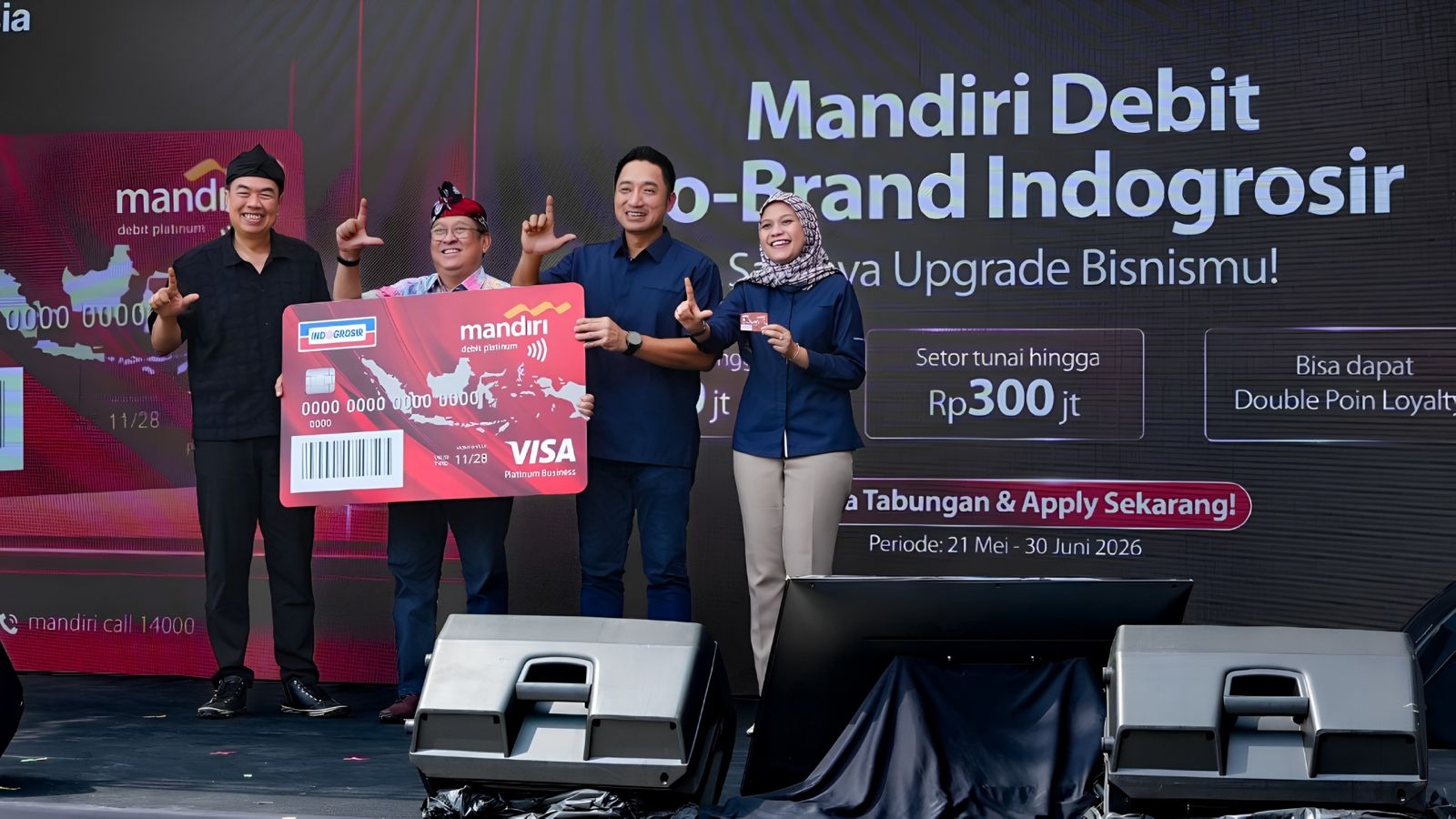 Bank Mandiri dan Indogrosir Luncurkan Kartu Mandiri Debit Cobrand Dukung Kemudahan Transaksi Pelaku Usaha dan Masyarakat