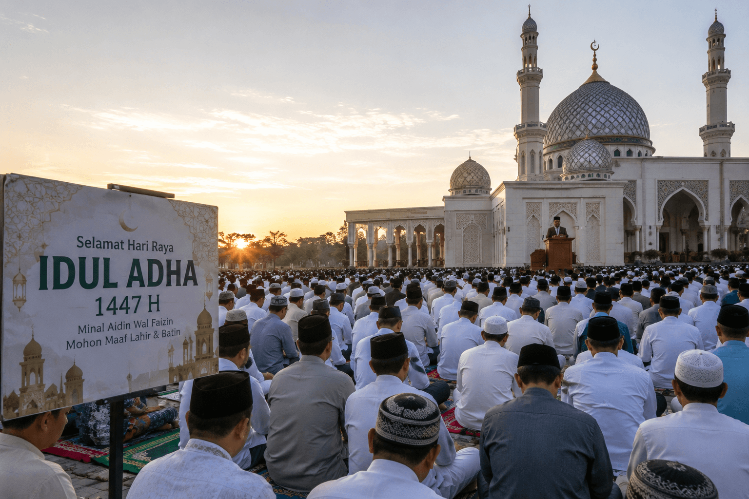 Masjid Al-Ikhlas PIK dan Al-Khairiyah PIK2 Siap Gelar Salat Iduladha 1447 H