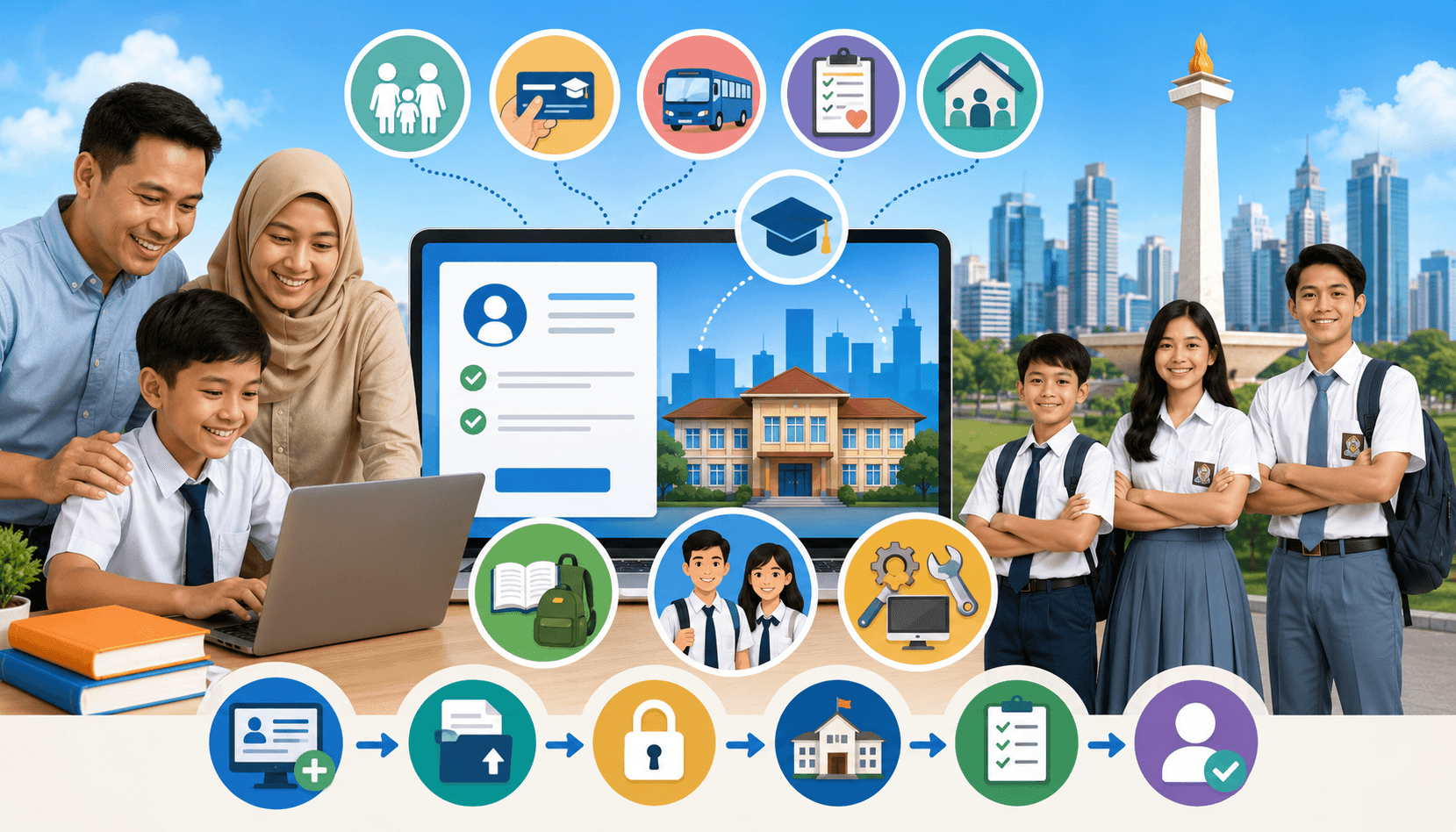 SPMB Bersama DKI 2026 Dibuka Gratis! Cek Syarat SMP, SMA, dan SMK Swasta Tanpa Biaya SPP