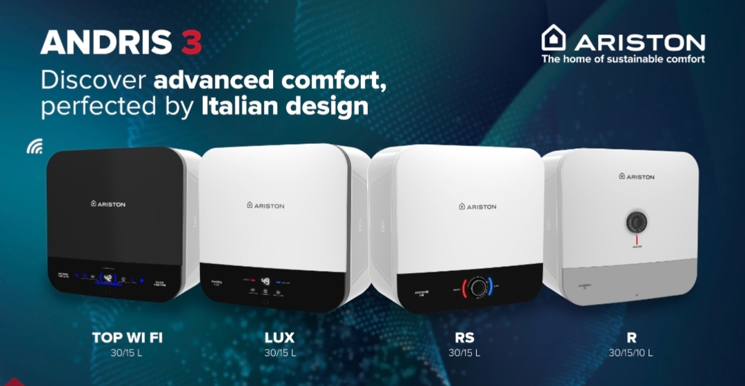 Ariston Luncurkan Andris 3, Kombinasi Teknologi dan Desain Italia untuk Kenyamanan Modern