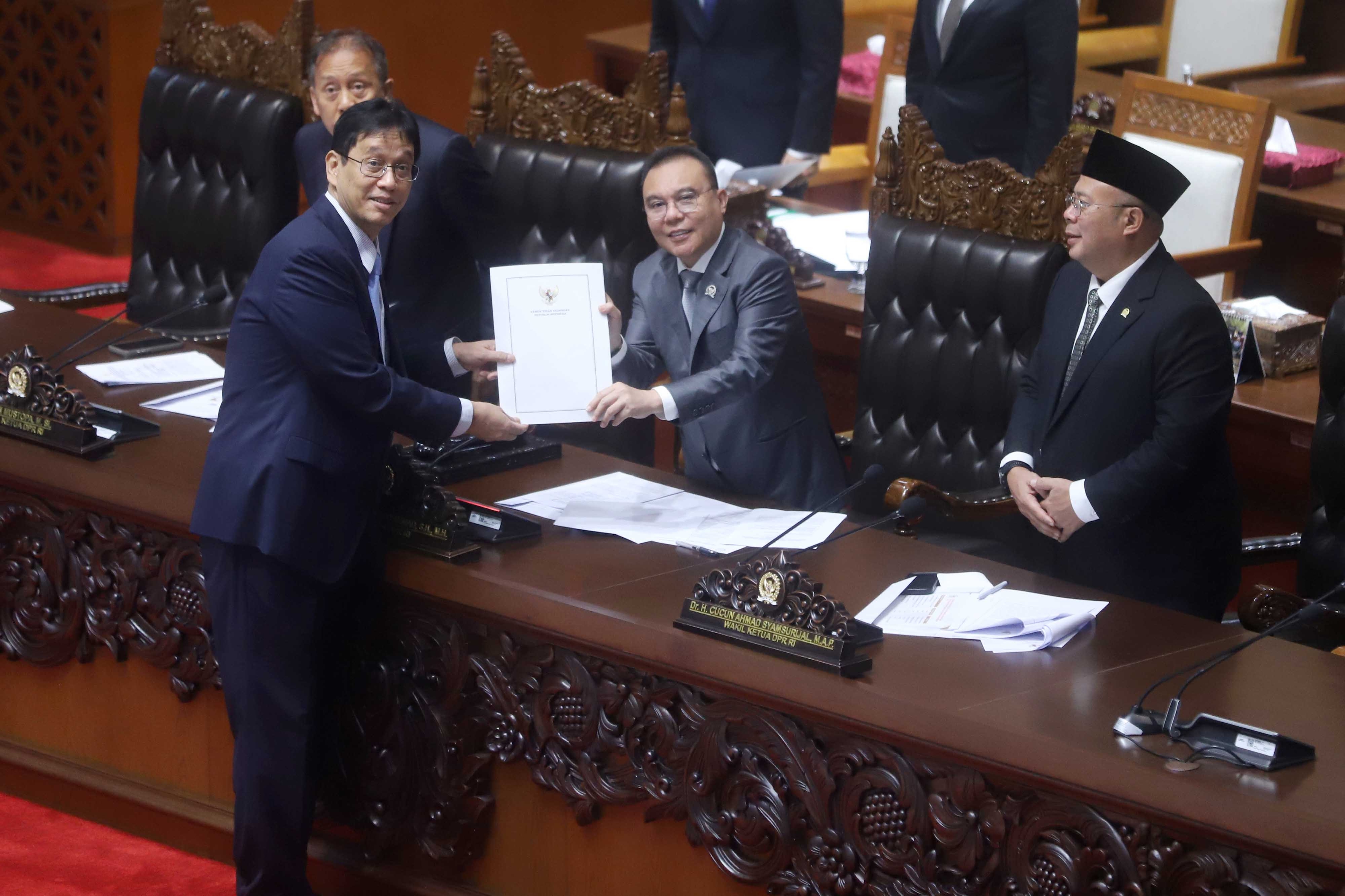Paripurna Pengesahan RUU P2SK Menjadi Undang-undangParipurna 