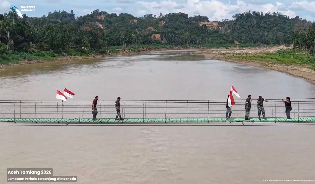 Jembatan Perintis Garuda Permudah Akses Sekolah dan Gerakkan Ekonomi Warga Aceh Tamiang