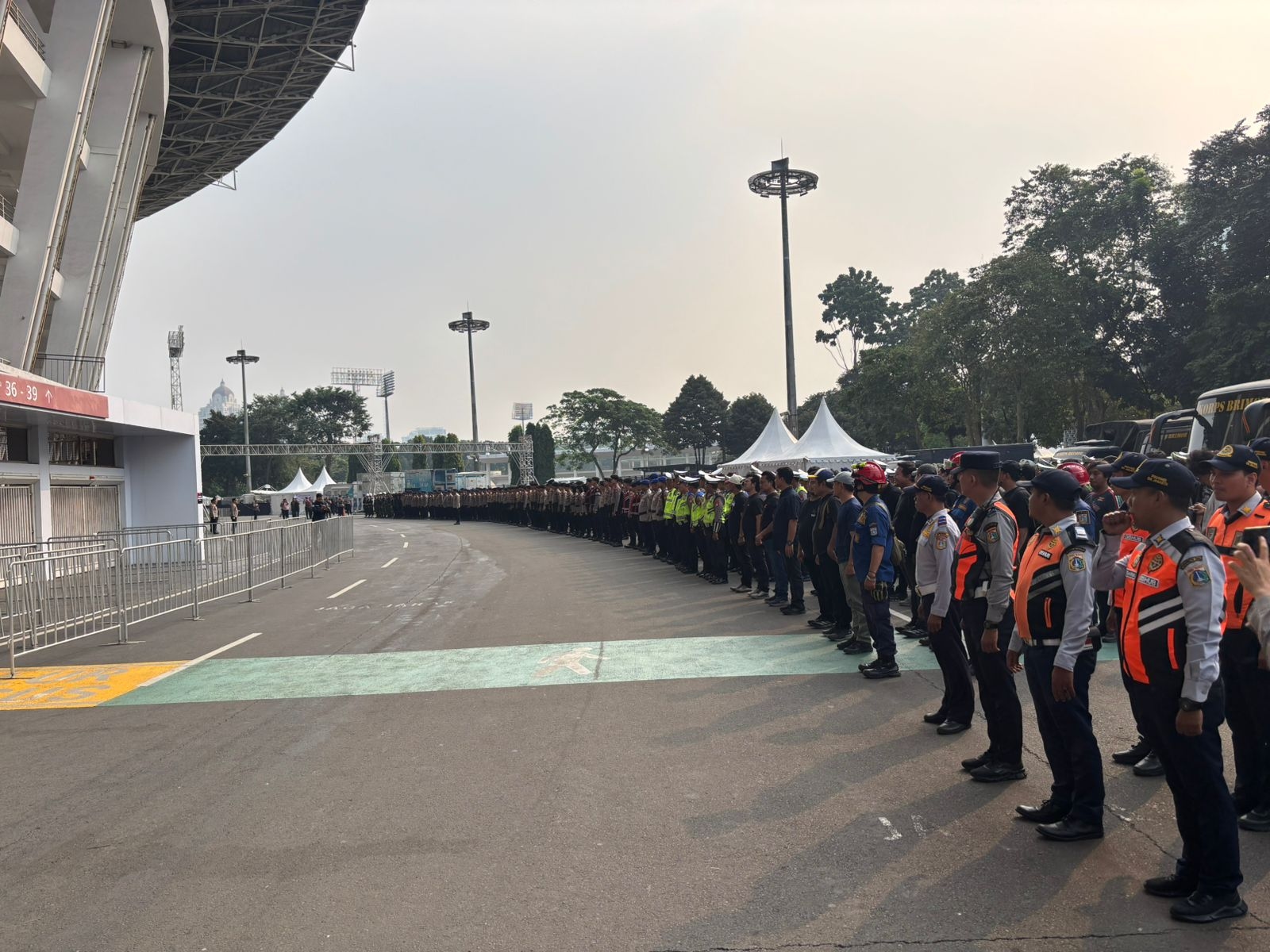 Ribuan Personel Gabungan Diterjunkan Amankan Pertandingan FIFA Matchday 2026 di GBK