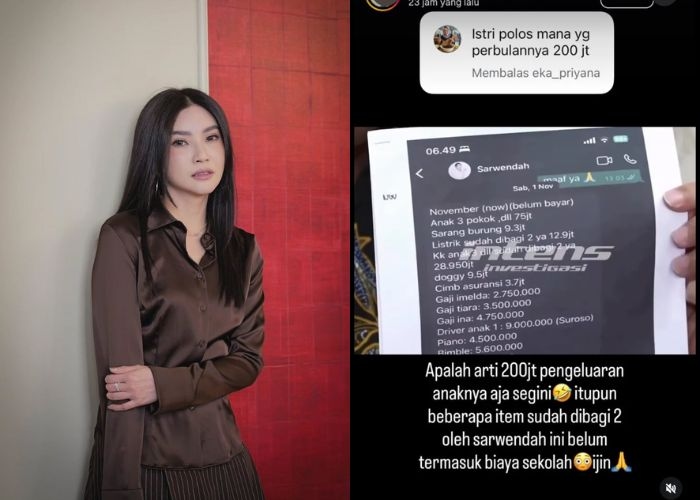 Viral Chat Sarwendah ke Ruben Onsu soal Nafkah Pascacerai, Rincian Pengeluaran Jadi Sorotan