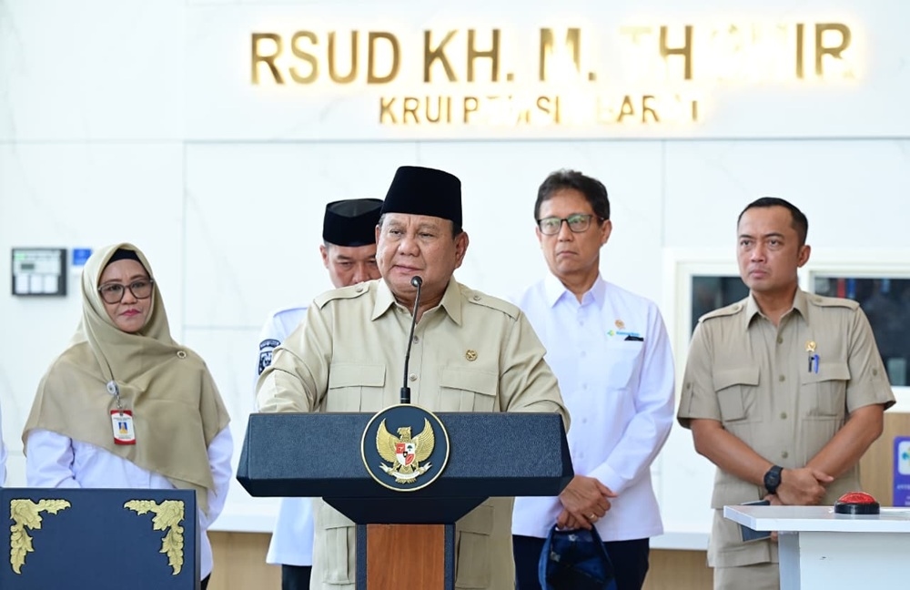 Resmikan RSUD di Kabupaten Pesisir Barat, Presiden Prabowo Tegaskan Komitmen Modernisasi Layanan Kesehatan Nasional