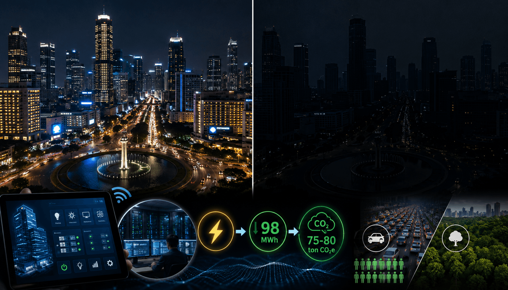 Jakarta Akan Padamkan Lampu Serentak pada 13 Juni, Hemat Berapa Megawatt dan Emisi Karbon?