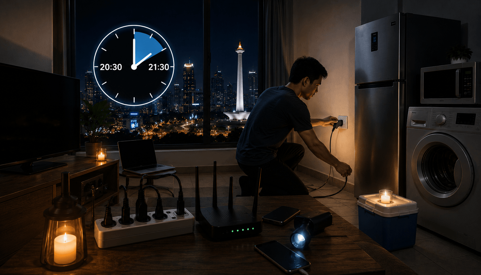 Jakarta Padamkan Lampu 1 Jam pada 13 Juni: Lakukan 5 Langkah Ini Agar Elektronik Rumah Tak Rusak!