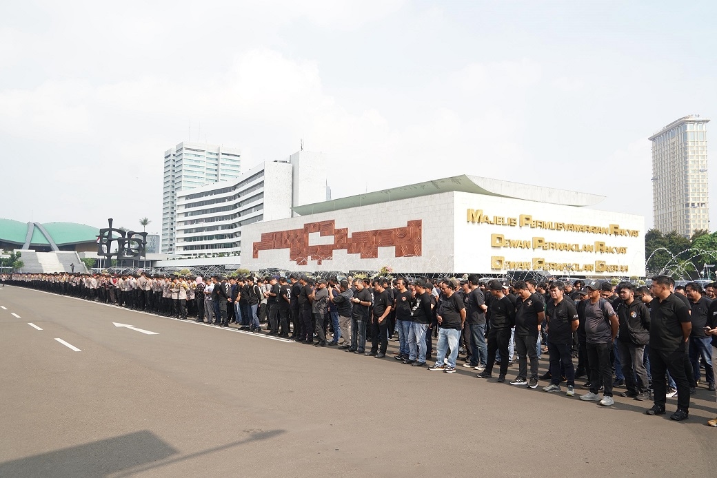 Lima Ribu Personel Gabungan Kawal Unjuk Rasa di Sejumlah Titik Jakarta, Polisi Imbau Massa Tetap Tertib