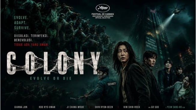 Sinopsis Film Colony, Teror Zombi Cerdas "Hive Mind" Garapan Sutradara Train to Busan