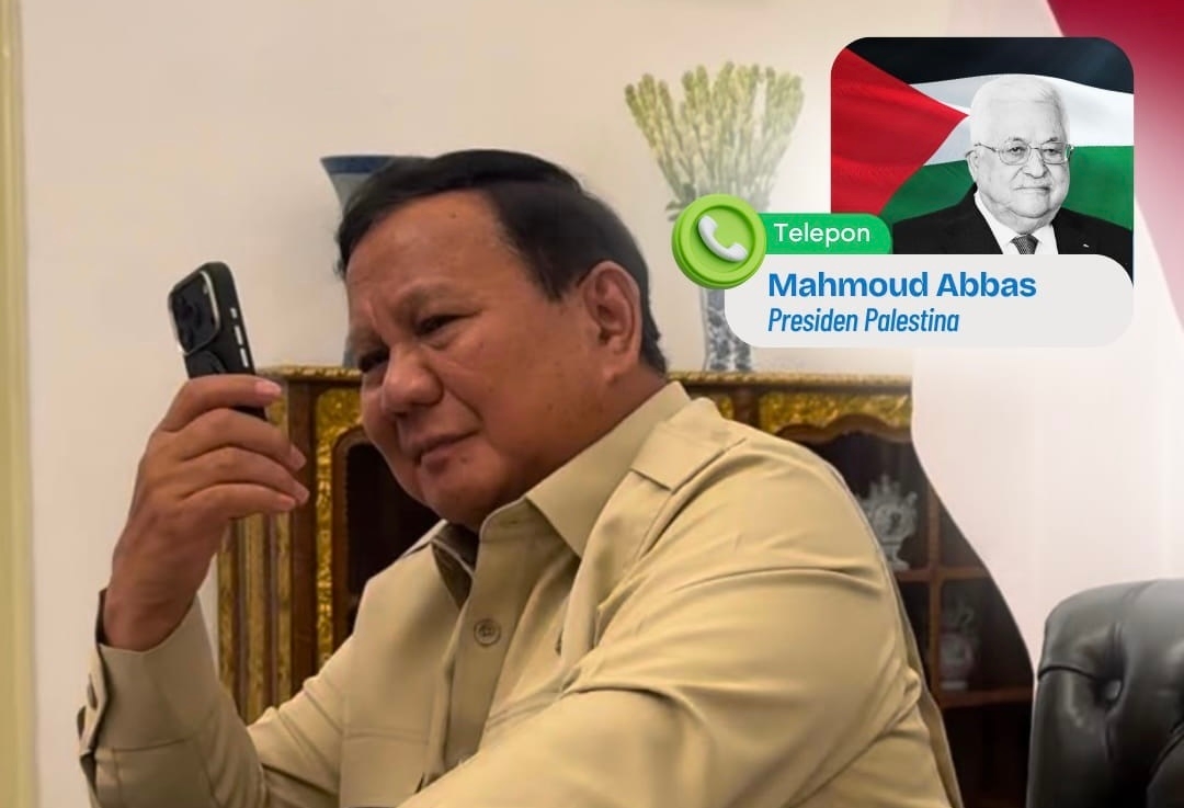 Prabowo Terima Telepon Presiden Abbas, Terima Pujian dan Informasi Kondisi Terkini di Palestina