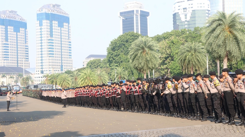 Demo di Jakarta Hari Ini, 4.576 Personel Keamanan Diterjunkan 
