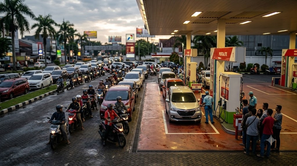 Antrean Pertalite Mengular, Ekonom Khawatir Kuota BBM Subsidi Tidak Mencukupi