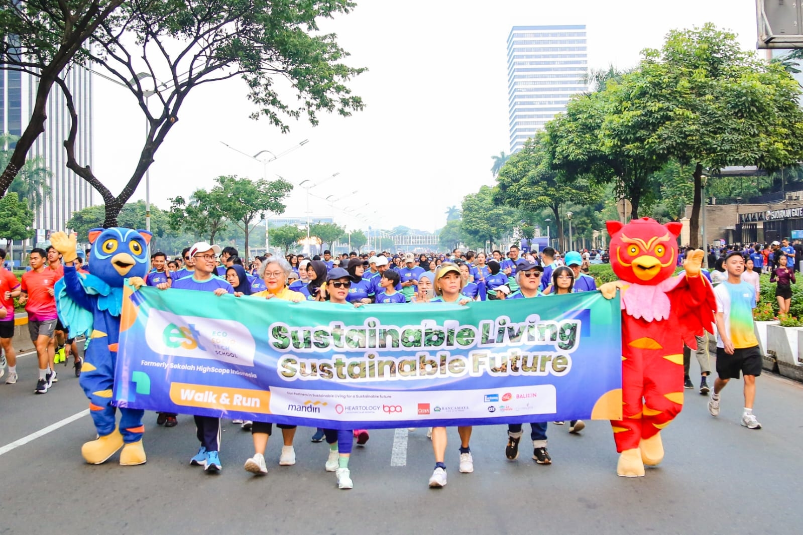Sekolah HighScope Indonesia Gelar EST Fun Walk & Run 2026, Komitmen Menuju EcoSocioTech School