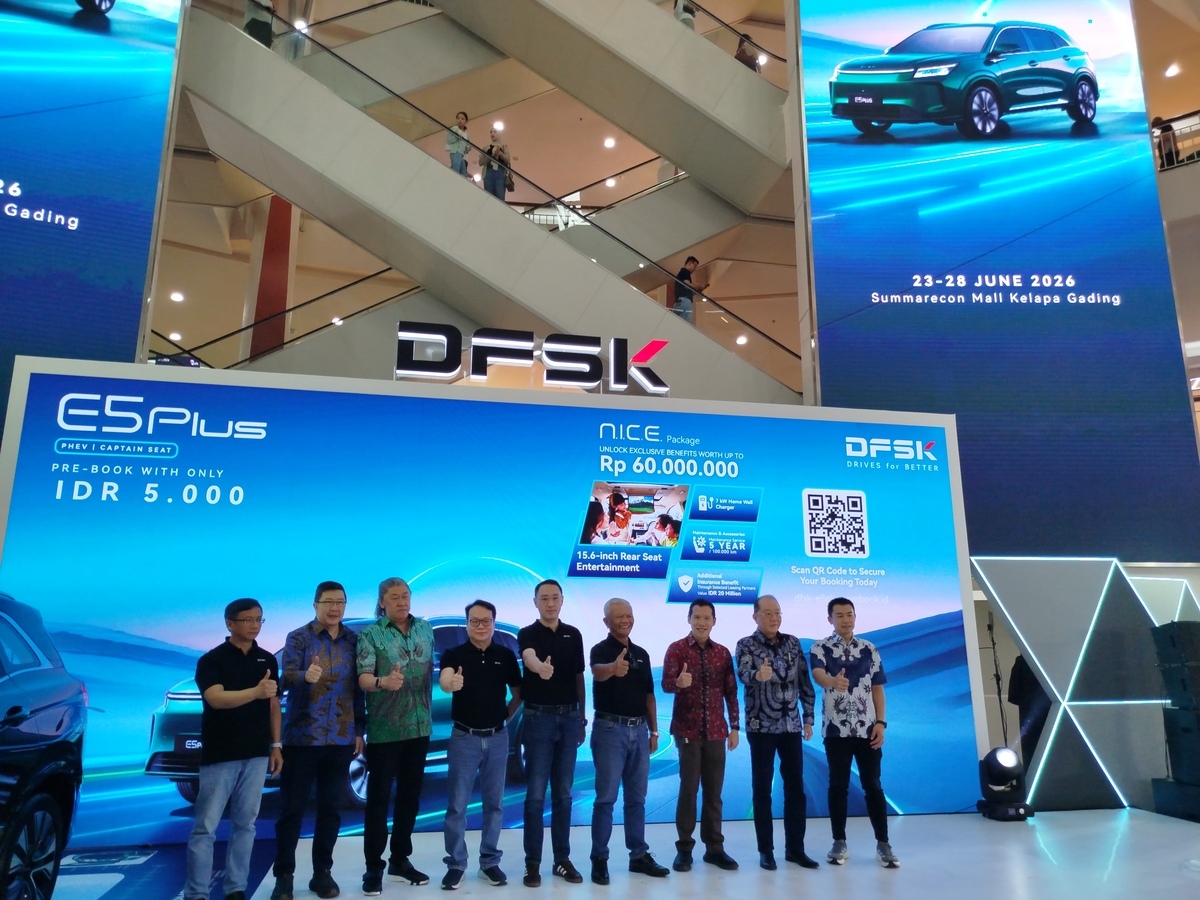 DFSK Buka Pre-Booking E5 Plus, PHEV 1.400 Km Siap Masuk Pasar RI