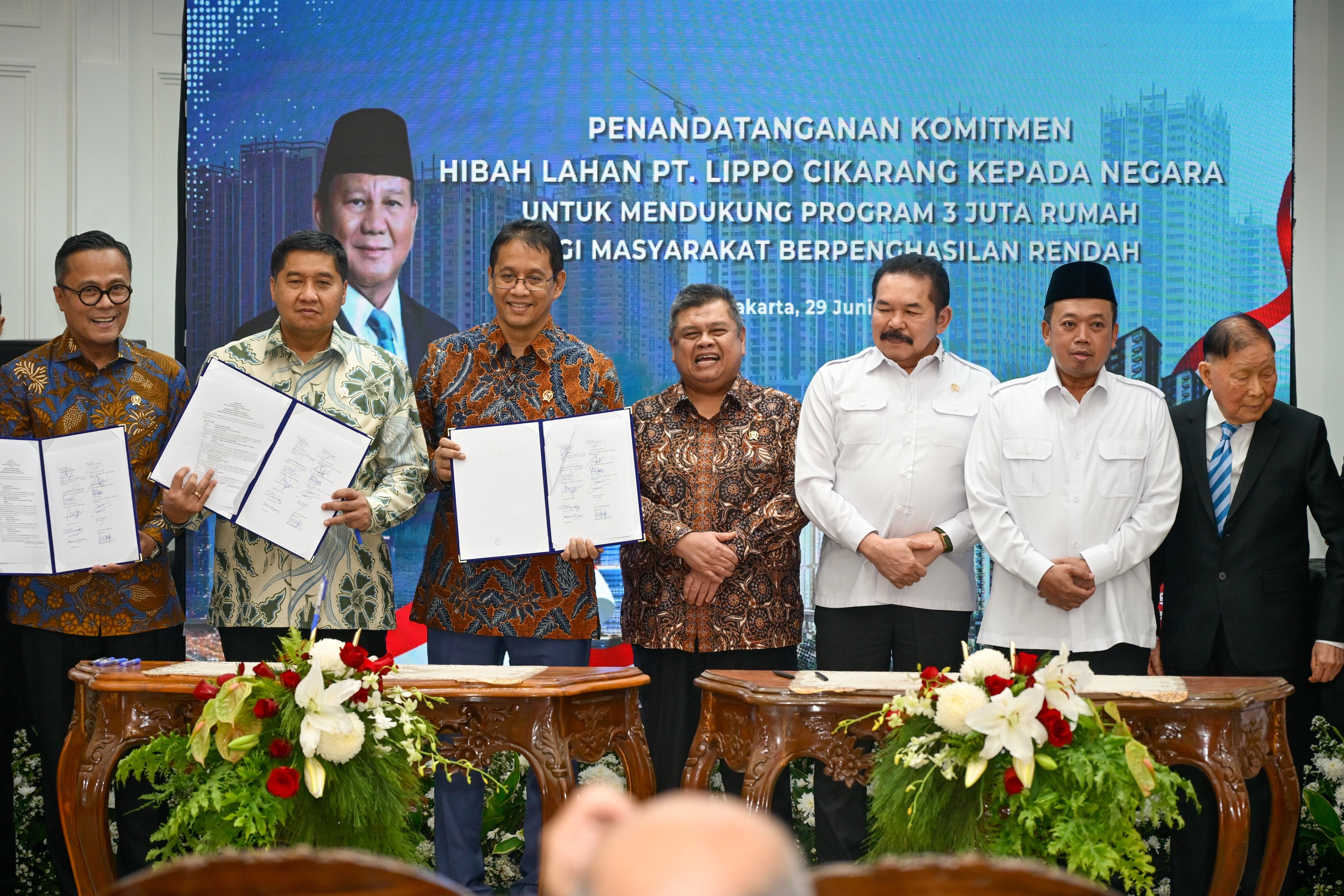 Menkeu Apresiasi Hibah Tanah untuk Program 3 Juta Rumah