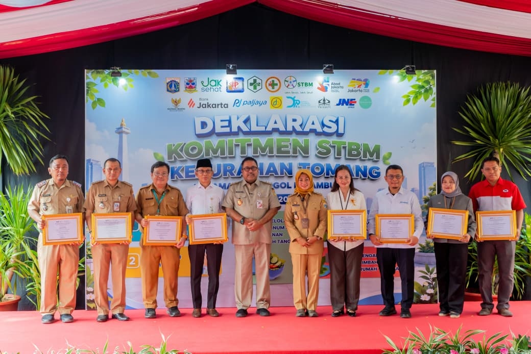 Perkuat Sanitasi, Bank Jakarta Bangun MCK Komunal di Petamburan Jakbar