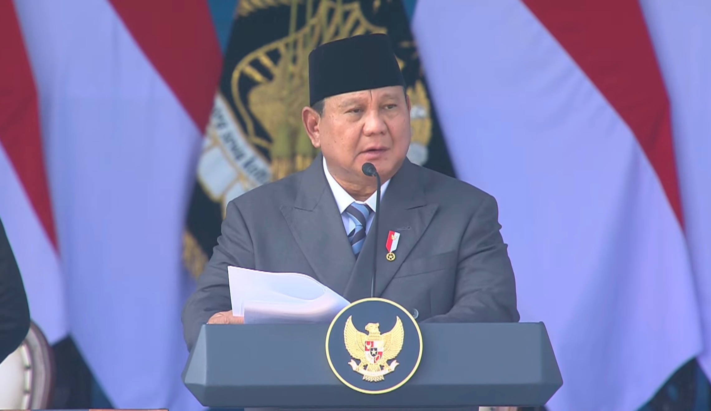 Prabowo: Kemajuan Bangsa Ditentukan Kualitas Kepolisian yang Profesional dan Mengabdi kepada Rakyat