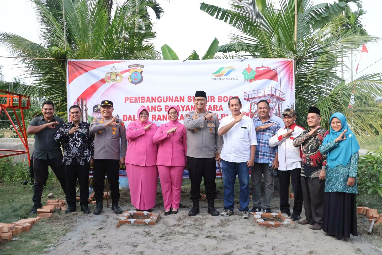 PTPN IV PalmCo Bangun Sumur Bor untuk Warga Langkat