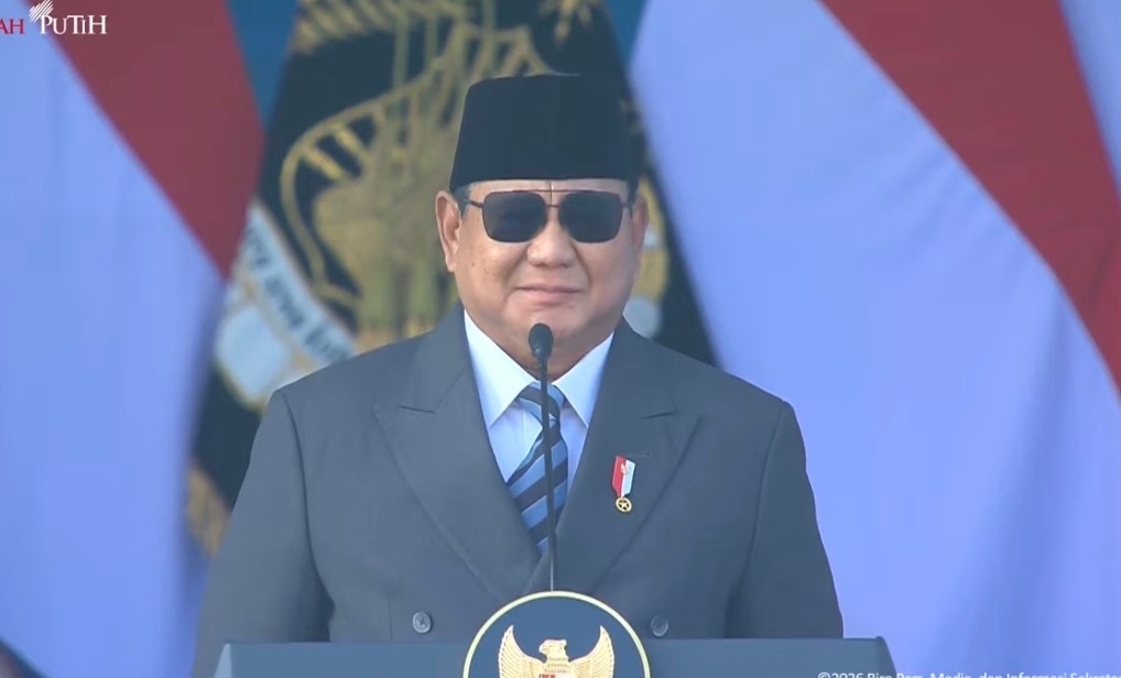 Prabowo Pimpin Upacara HUT Bhayangkara ke-80, Anugerahkan Tanda Kehormatan untuk Polri