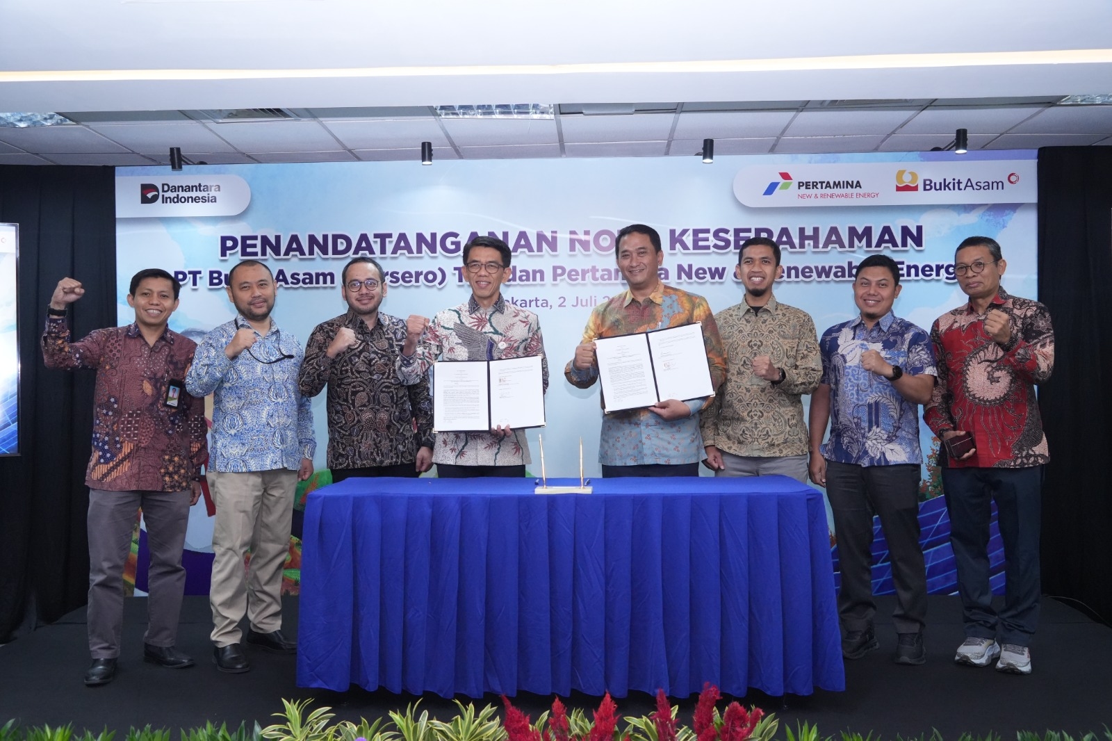 PTBA dan PNRE Jajaki Pengembangan PLTS di Lahan Pascatambang