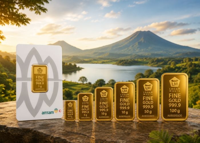 Harga Emas Antam 4 Juli 2026 Menguat, Cek Rincian Harga Terbaru dari 0,5 Gram hingga 100 Gram