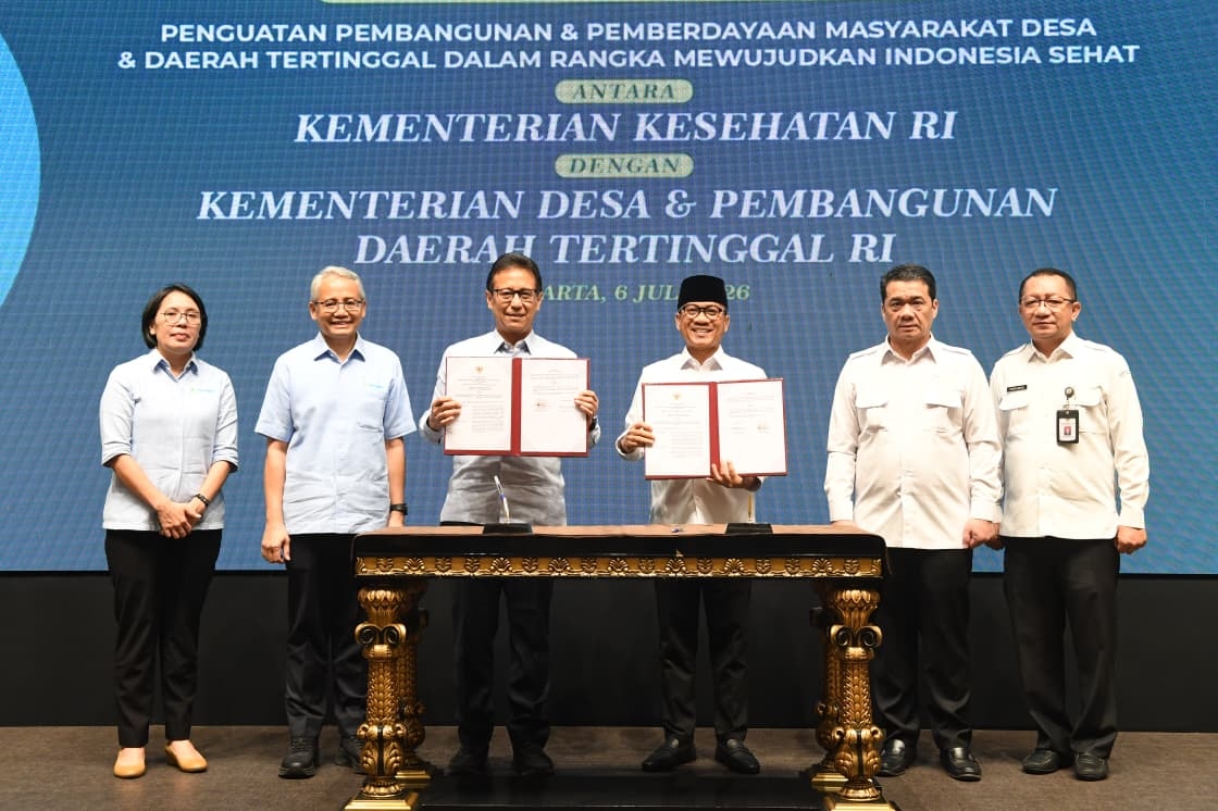 Percepat Indonesia Sehat, Kemendes PDT dan Kemenkes Jalin Kolaborasi Layanan Kesehatan Desa
