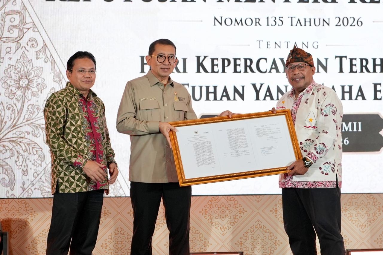 Pemerintah Resmi Tetapkan 13 Juli sebagai Hari Kepercayaan terhadap Tuhan Yang Maha Esa