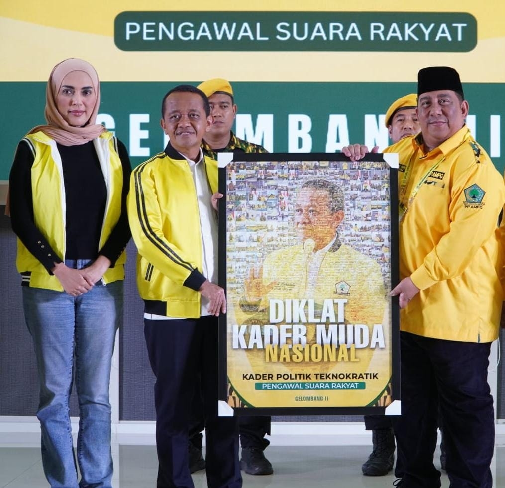 Ketua umum DPP Golkar H.Bahlil lahadalia akan Membuka RAPIMNAS dan DIKLAT KADER NASIONAL Gelombang III PP AMPG