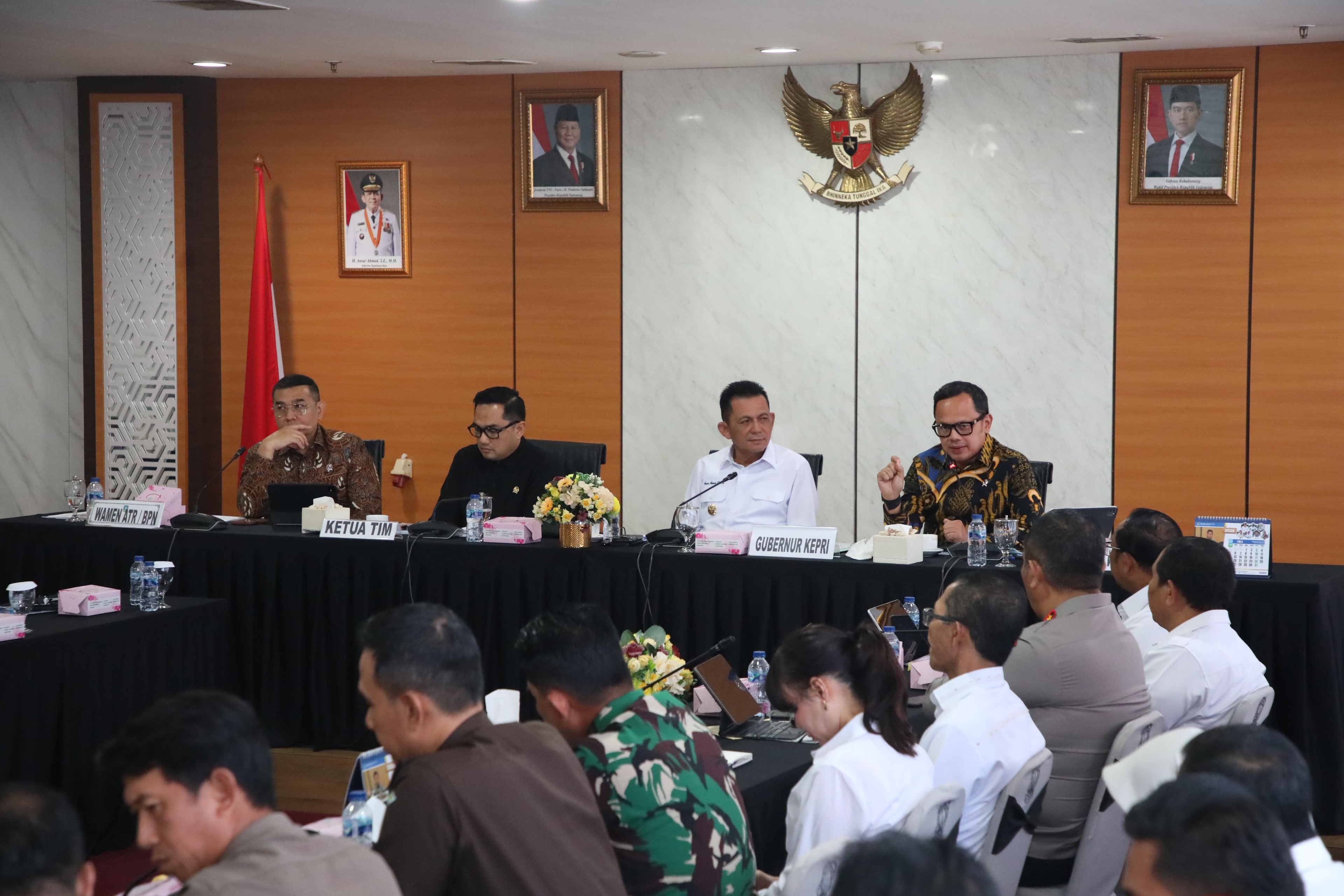 Maksimalkan Potensi Kepri, Kemendagri Soroti Tantangan Tata Ruang dan Konflik Lahan
