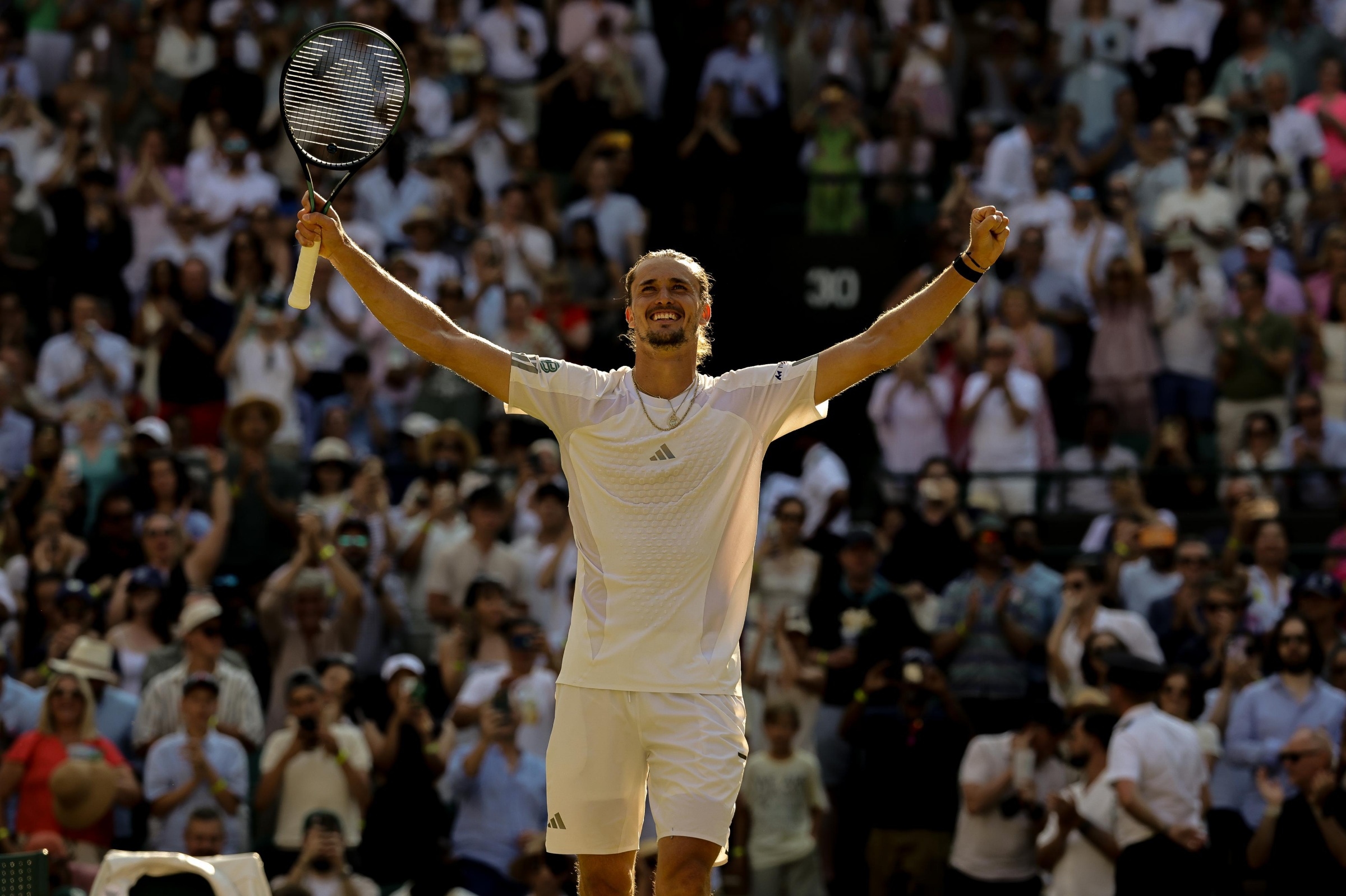 Wimbledon: Hancurkan Kutukan 7 Laga Kontra Fritz, Alexander Zverev Melesat ke Semifinal untuk Pertama Kali