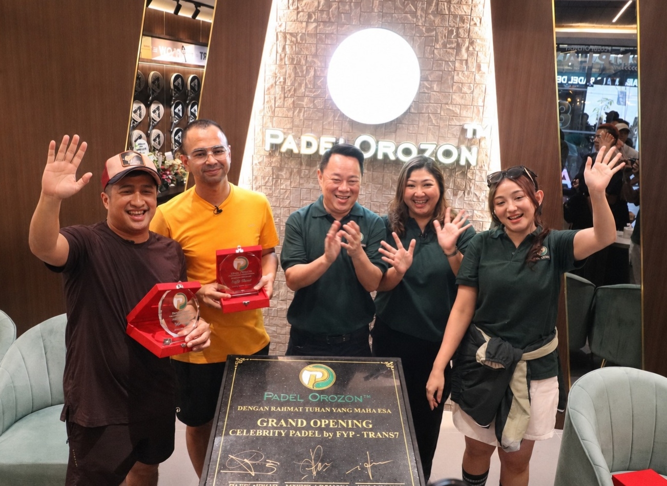 Dihadiri Raffi Ahmad, Orozon Resmi Dibuka Jadi Destinasi 'Smart Padel' Pertama di Batam