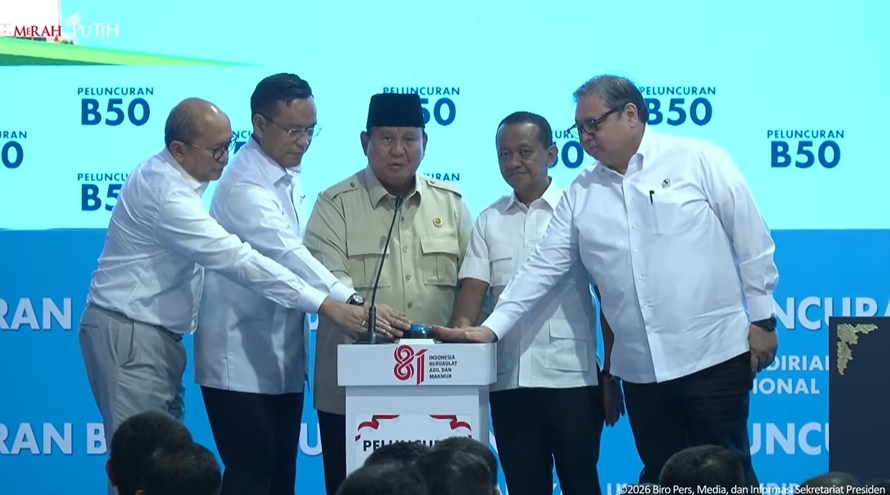 Presiden Prabowo Resmikan B50, Indonesia Hemat Devisa Rp170 Triliun per Tahun