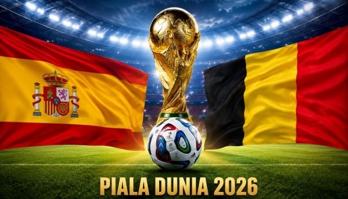 Link Live Streaming Spanyol vs Belgia 11 Juli 2026: Duel Sengit Perebutan Tiket Semifinal Piala Dunia