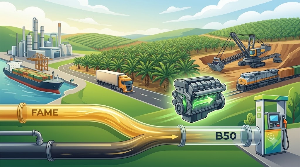Apa Itu B50? Kenali Pengertian, Manfaat, Perbedaannya dengan B40, dan Dampaknya bagi Kendaraan Diesel