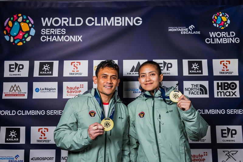 World Climbing Series: Indonesia Sukses Kawinkan Medali Emas Nomor Speed Perorangan di Chamonix