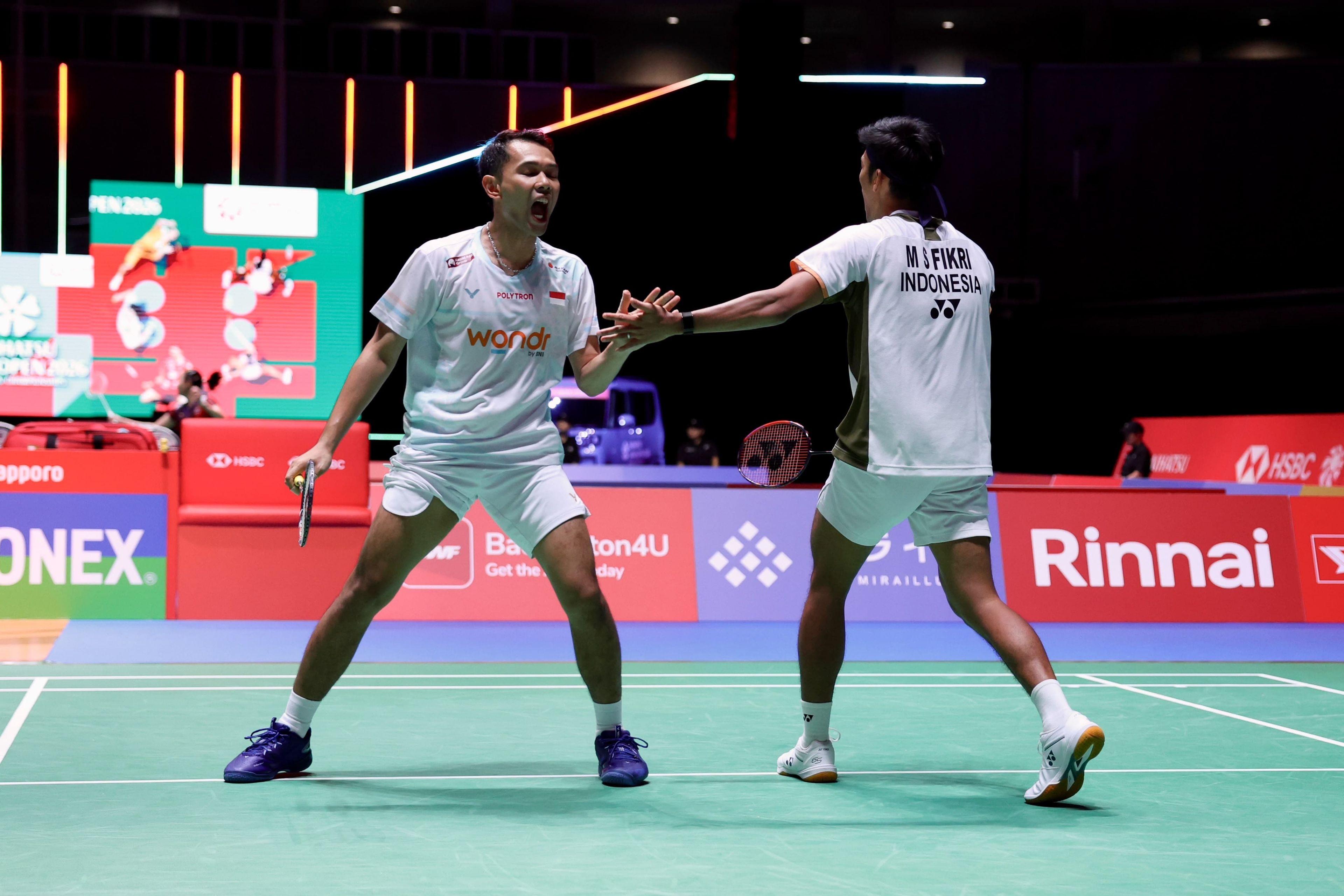 Jepang Terbuka: Fajar/Fikri Redam Popov Bersaudara, Raymond/Joaquin dan Rachel/Febi Tersingkir