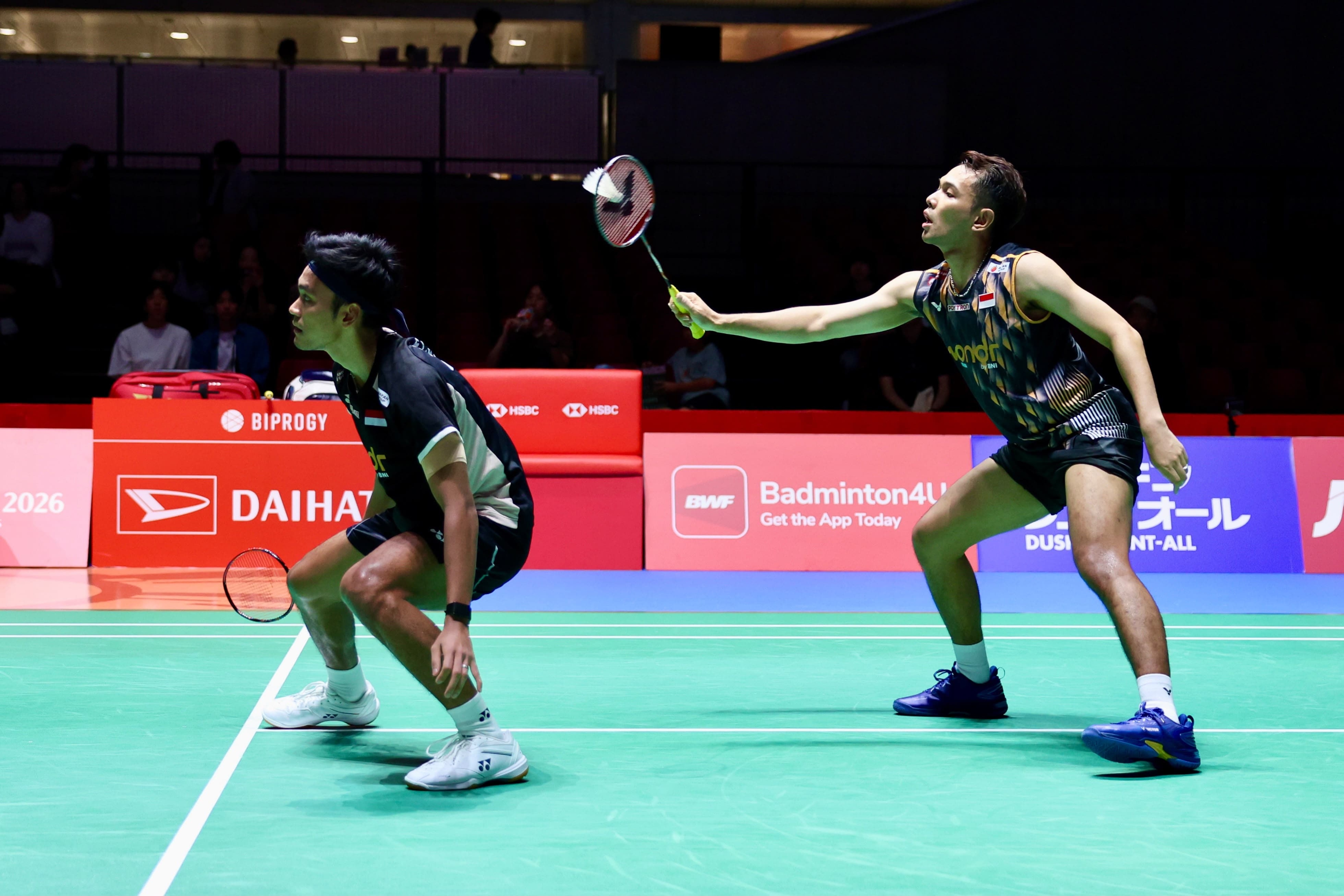 Jepang Terbuka: Fajar/Fikri dan Putri KW Melesat ke Perempat Final, Ana/Trias Lolos Cuma-cuma Usai Duet Unggulan China WO