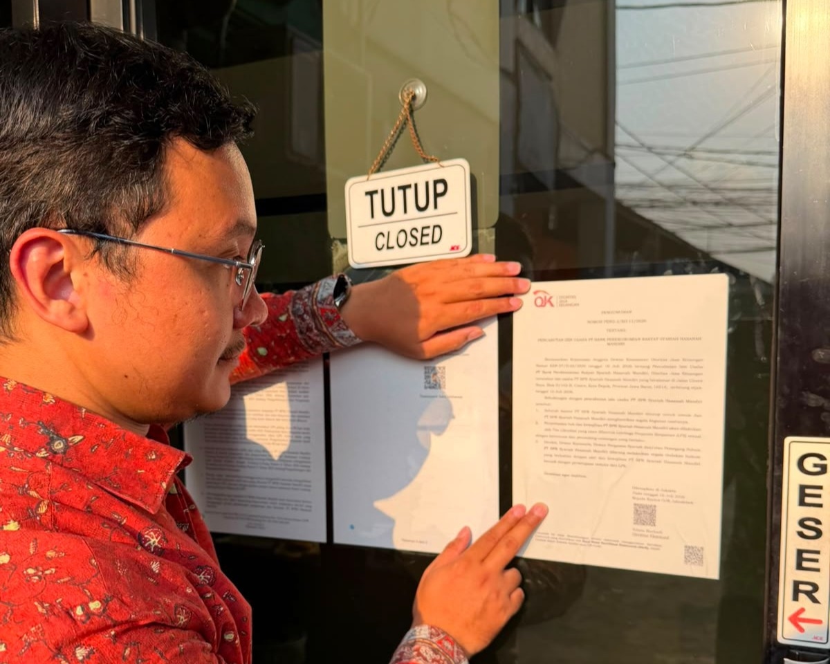 OJK Cabut Izin Usaha PT BPR Syariah Hasanah Mandiri Depok