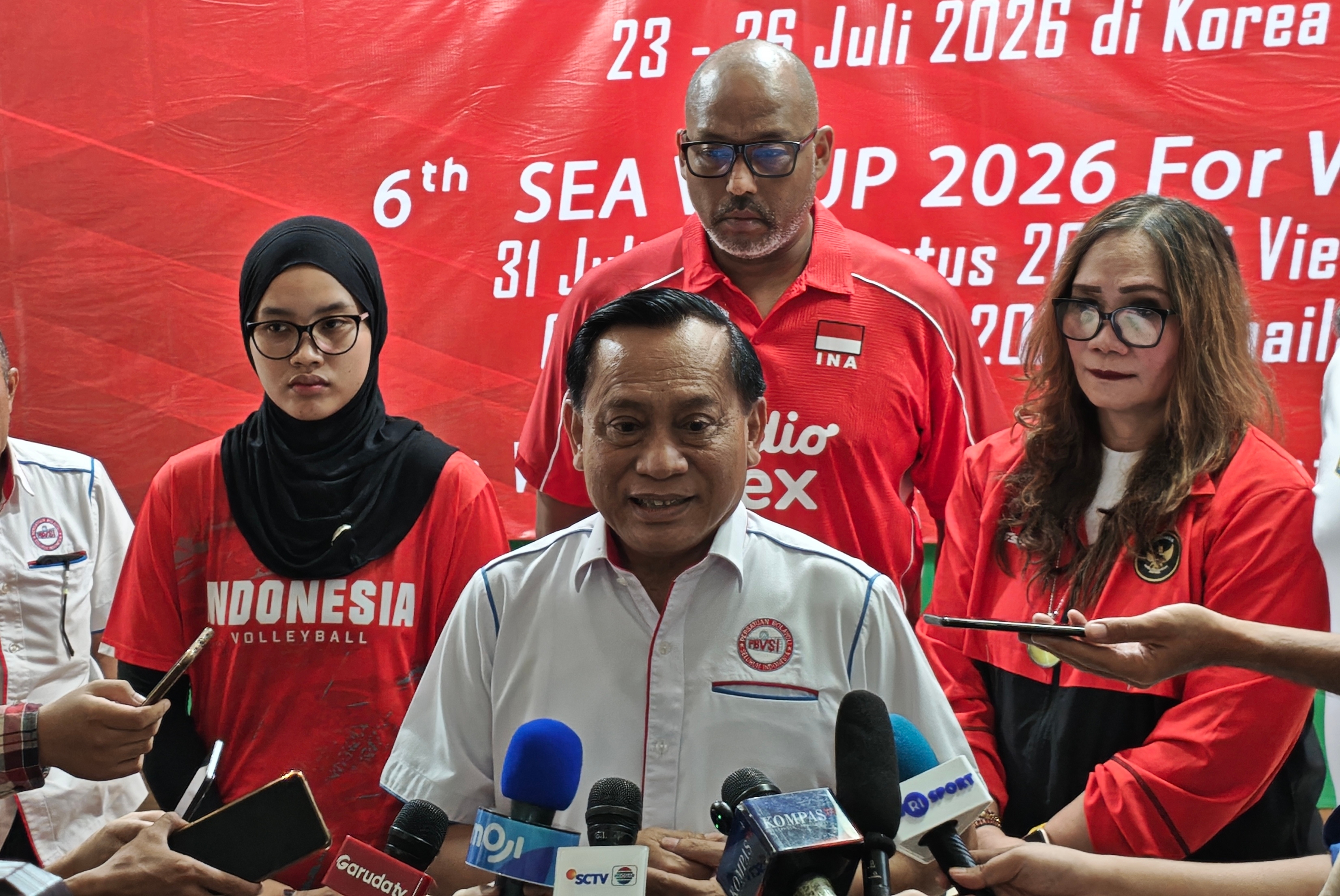 PBVSI Resmi Lepas Timnas Voli Putri, Bidik Target Runner-up di SEA V League 2026