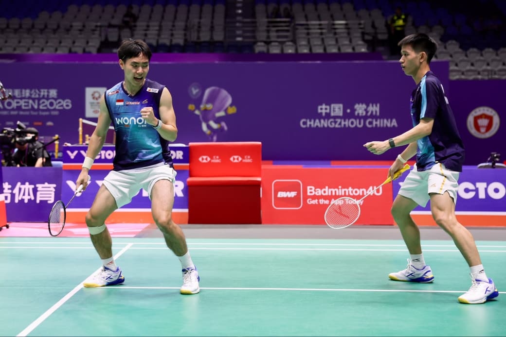 China Terbuka: Raymond/Joaquin Susul Fajar/Fikri ke Putaran Kedua, Fadia/Tiwi Tersingkir