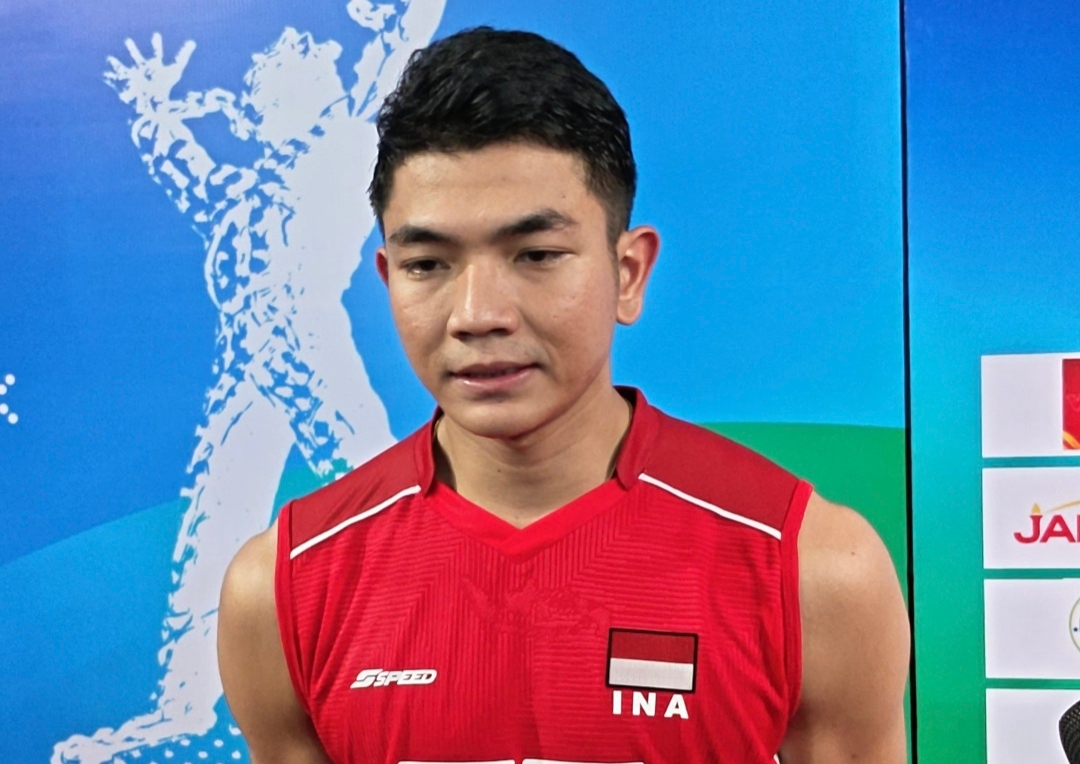 SEA V Cup: Debut Manis Luvi Febrian Nugraha di Timnas Voli Indonesia, 'Kartu As' Penjinak Kamboja
