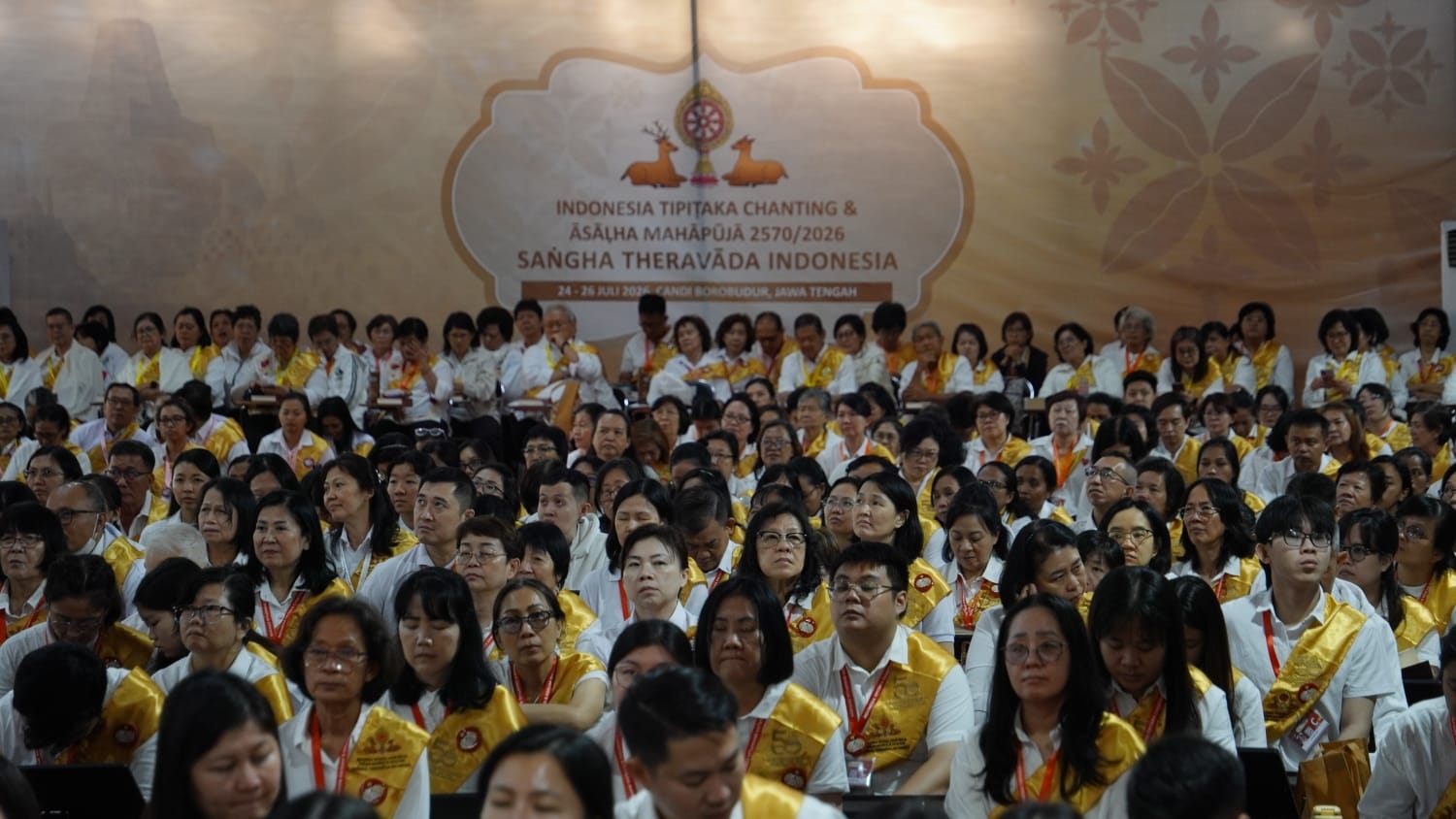 Kitab Suci Tipitaka Menggema di Candi Borobudur, Perkuat Jati Diri Umat Buddha