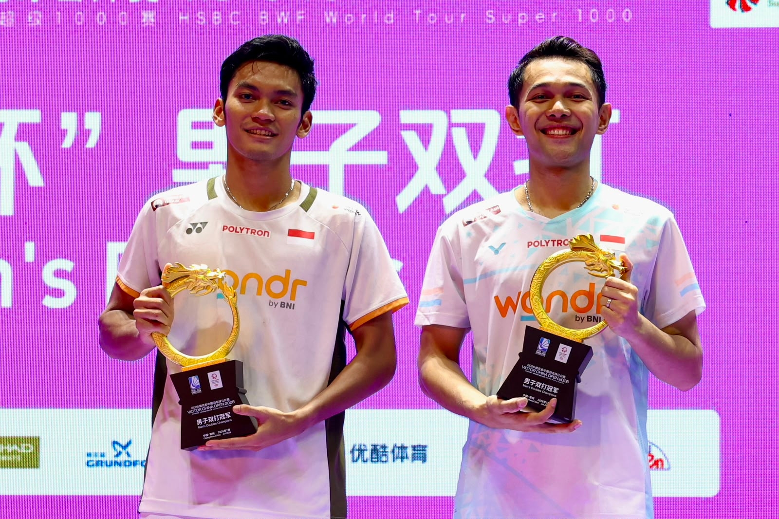 Back to Back! Fajar/Fikri Bungkam Ganda Nomor Satu Dunia dan Pertahankan Gelar di China Open