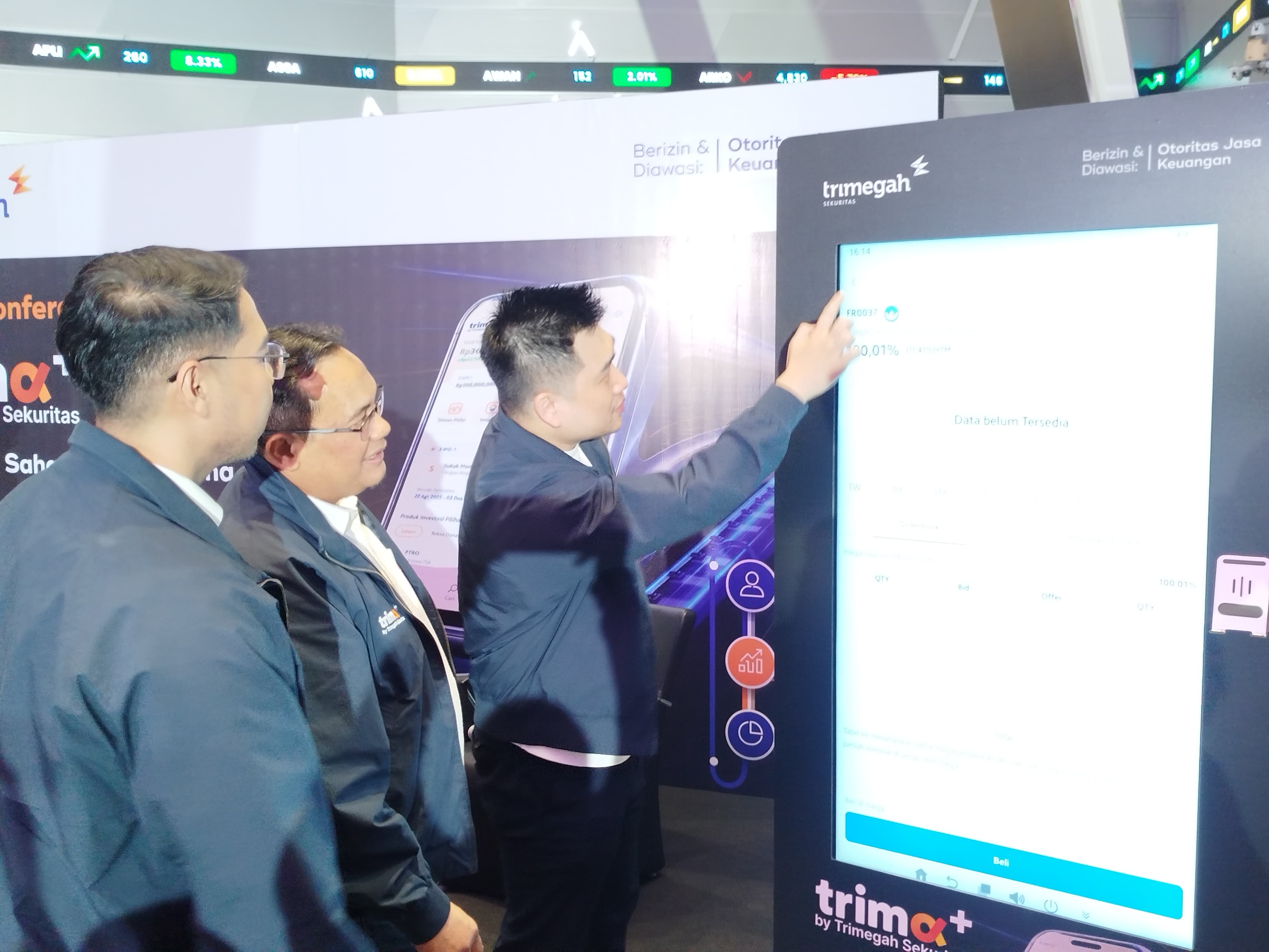 Trimegah Bidik Investor Obligasi Lewat Pembaruan Aplikasi Trima+