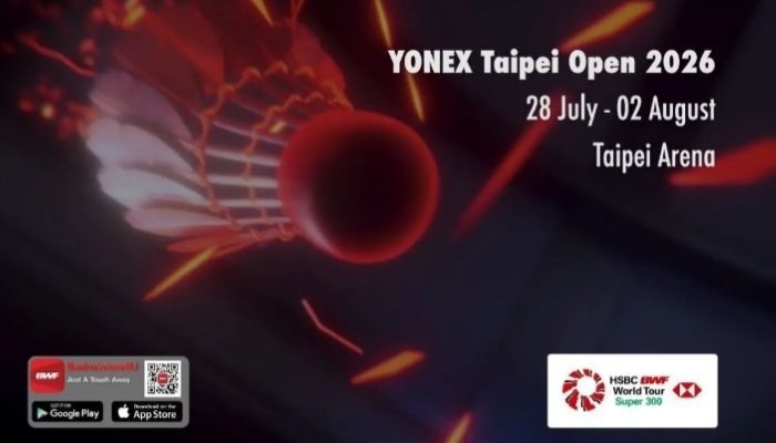 Jadwal Taipei Open 30 Juli 2026, Babak 16 Besar Dimulai Besok