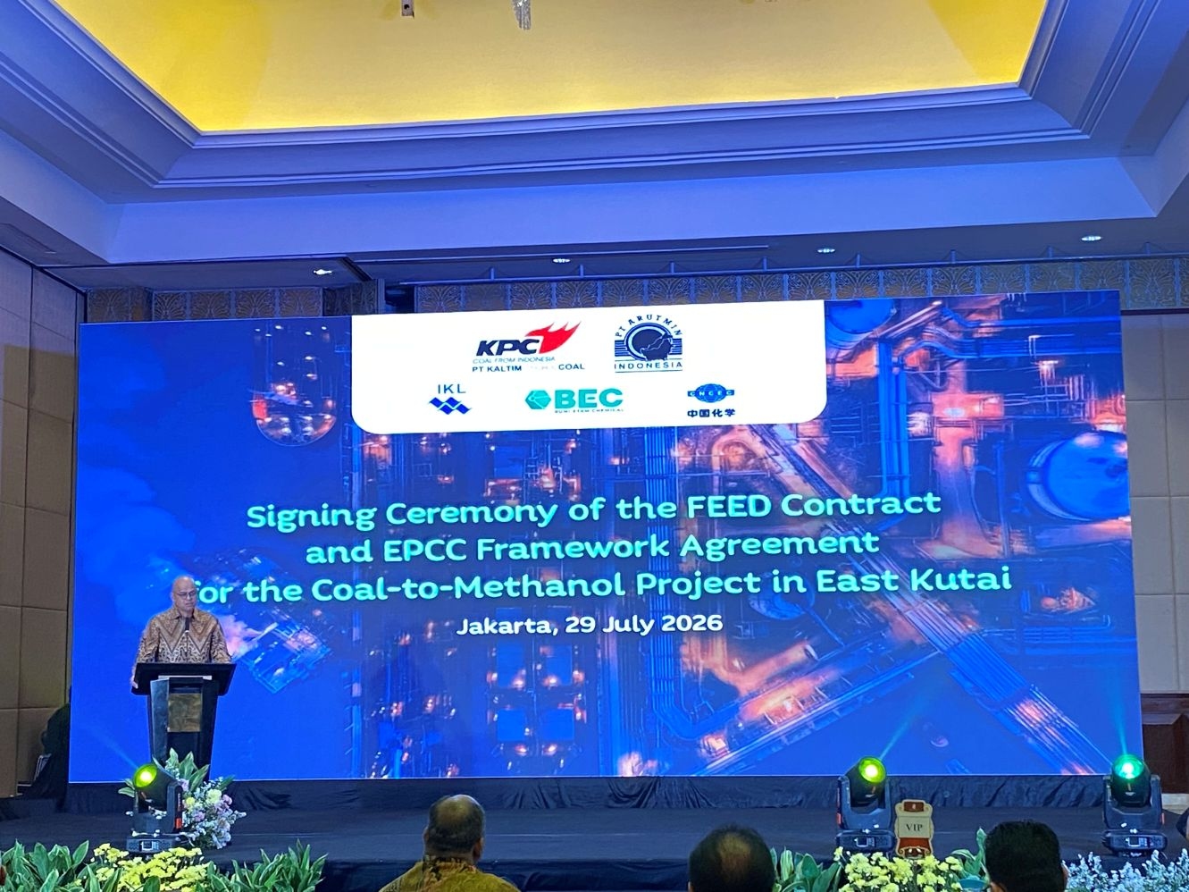 BEC Optimistis Proyek Coal-to-Metanol Dongkrak Nilai Tambah Batu Bara